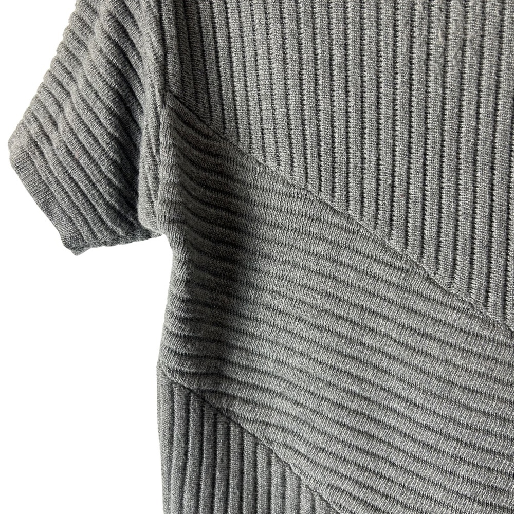 ASTR Wool Blend Ribbed Sweater Dress in Grey - Picture 4 of 7